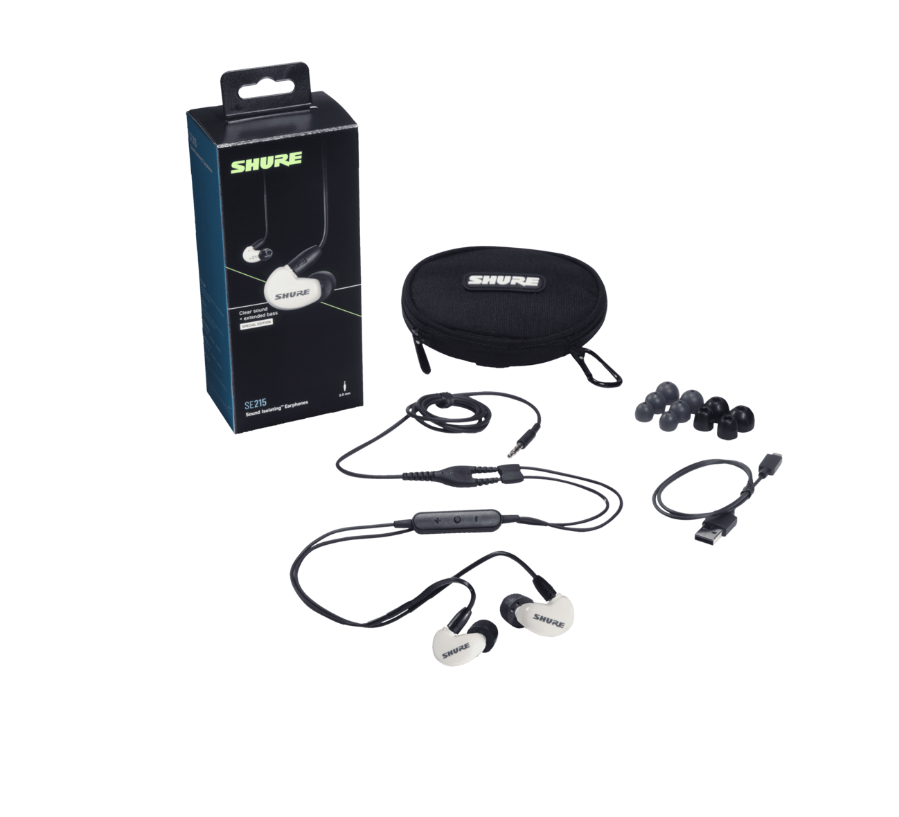Shure SE215 Sound Isolating Earphones - with replaceable cable