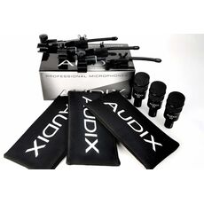 Audix D2 TRIO Tom Microphone Package – 3 Dynamic Drum Mics with Clips & Case